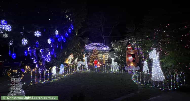 Christmas Light display at 35 McAuley Drive, Rosanna