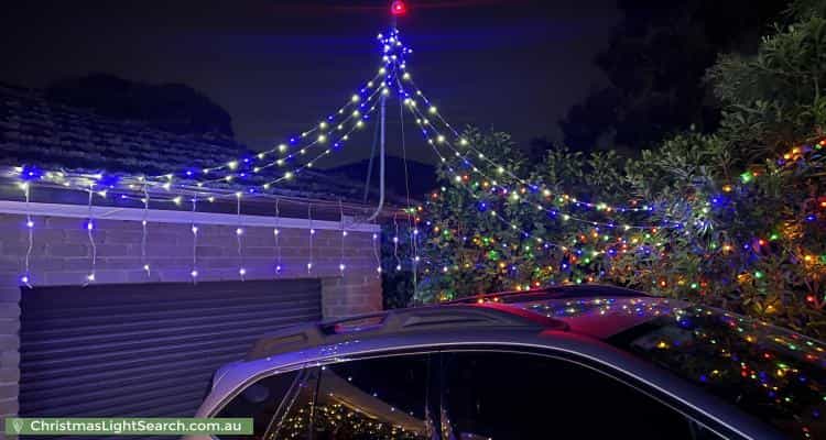 Christmas Light display at 35 McAuley Drive, Rosanna