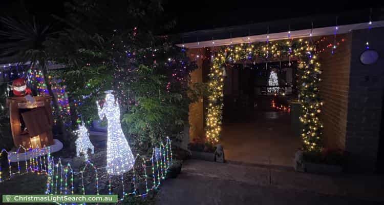 Christmas Light display at 35 McAuley Drive, Rosanna