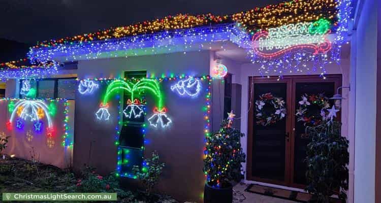 Christmas Light display at 23 Elwell Street, Secret Harbour