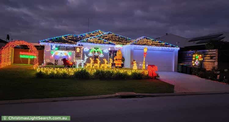 Christmas Light display at 23 Elwell Street, Secret Harbour