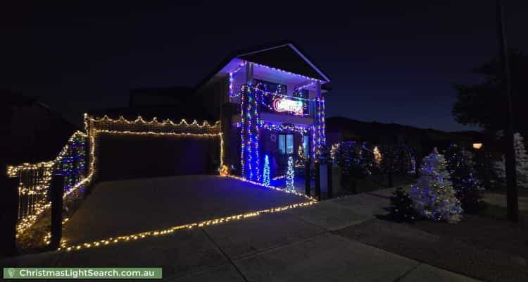 Christmas Light display at 22 Goldsworthy Drive, Fraser Rise