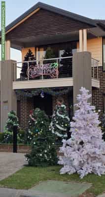 Christmas Light display at 22 Goldsworthy Drive, Fraser Rise