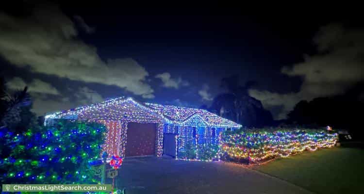 Christmas Light display at 47 Scanlen Crescent, Wynnum West