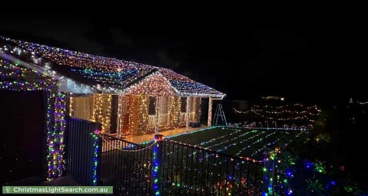 Christmas Light display at 47 Scanlen Crescent, Wynnum West