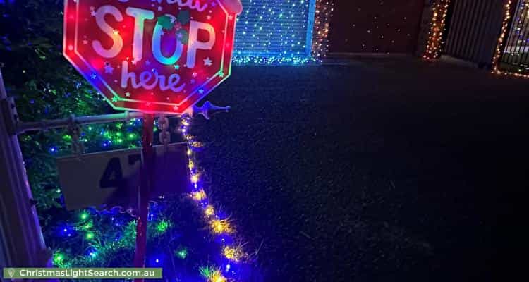 Christmas Light display at 47 Scanlen Crescent, Wynnum West