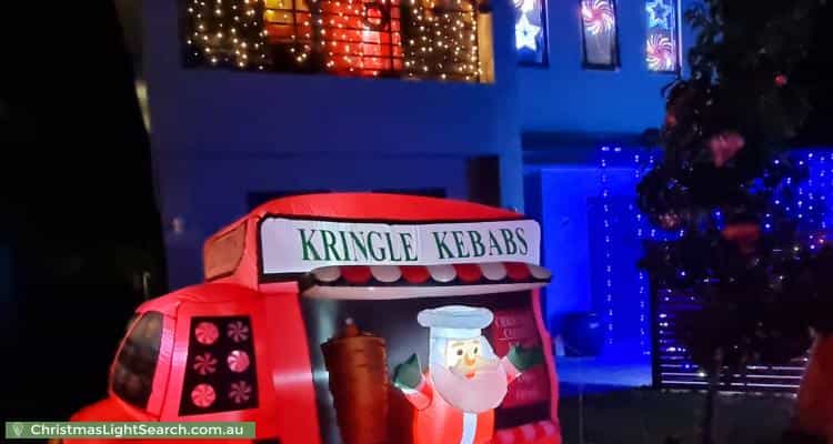 Christmas Light display at 4 Enna Street, Flagstaff Hill