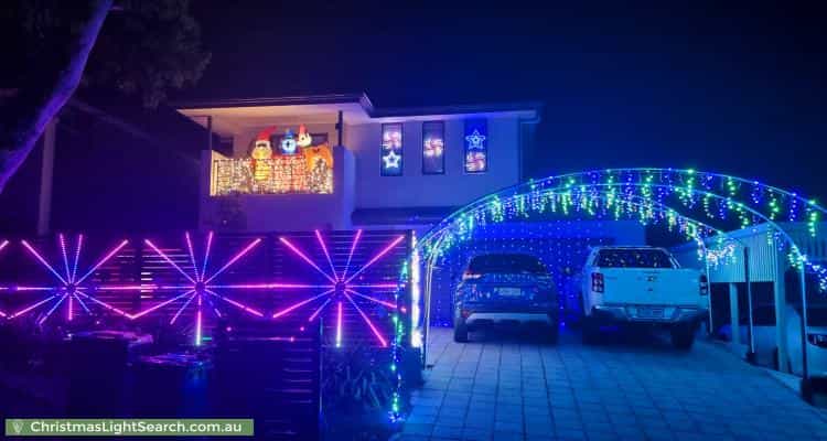 Christmas Light display at 4 Enna Street, Flagstaff Hill