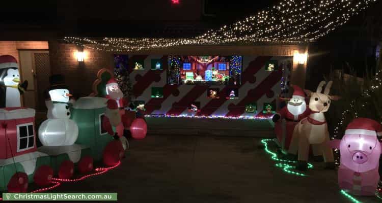 Christmas Light display at 20 Meehan Road, Cromer