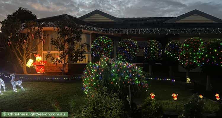 Christmas Light display at 9 Wordsworth Drive, Berwick