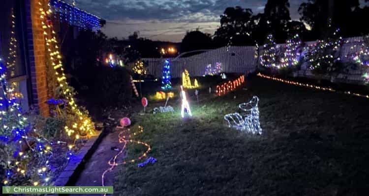 Christmas Light display at 171 Opossum Road, Norwood