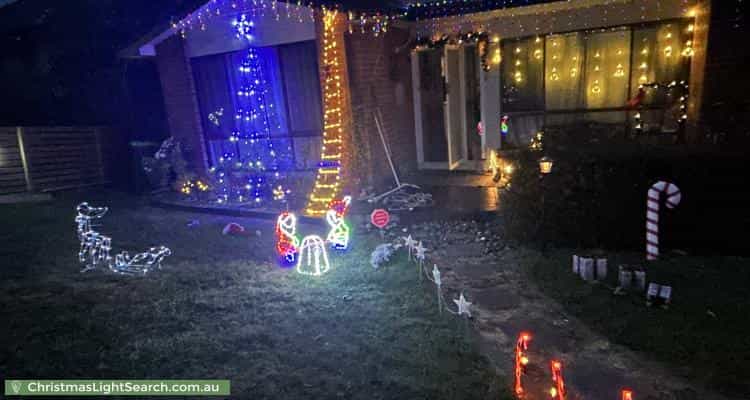 Christmas Light display at 171 Opossum Road, Norwood