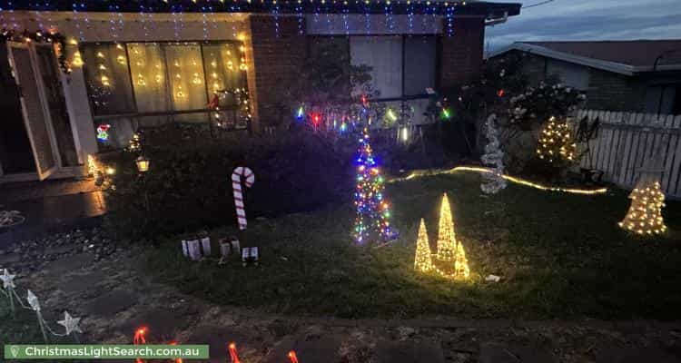 Christmas Light display at 171 Opossum Road, Norwood