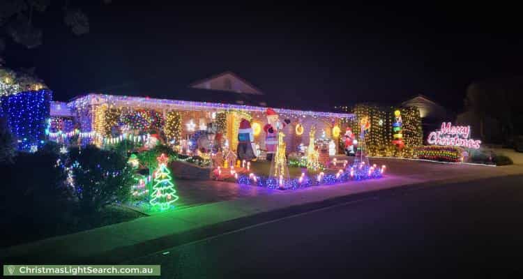 Christmas Light display at 19 Crowder Circuit, Stirling