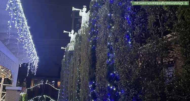 Christmas Light display at 46 Briggs Street, Caulfield