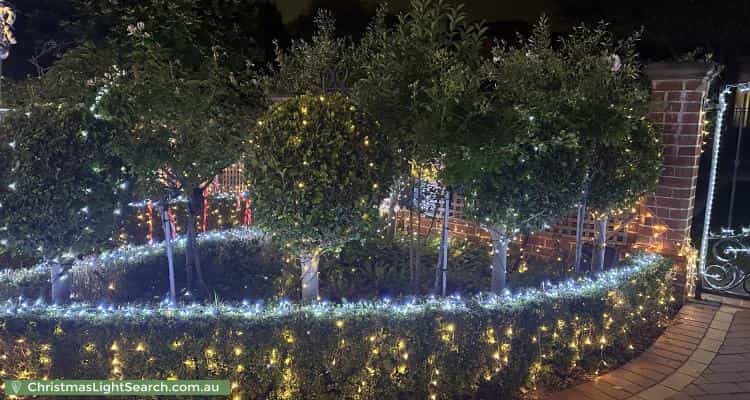 Christmas Light display at 46 Briggs Street, Caulfield