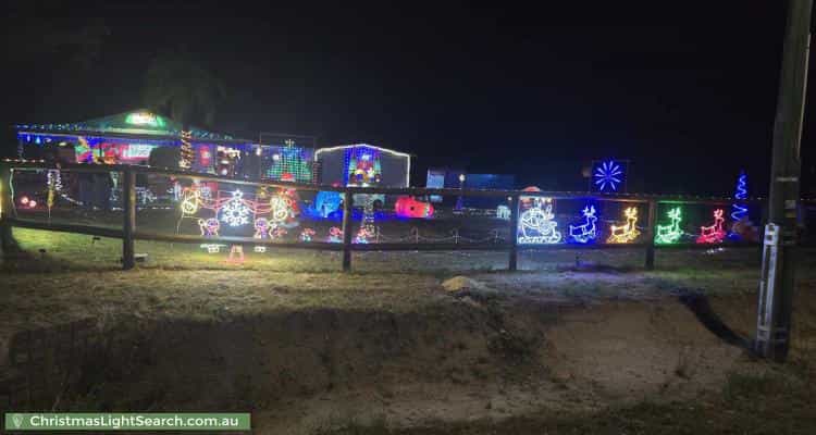 Christmas Light display at 16 Malarkey Road, Byford