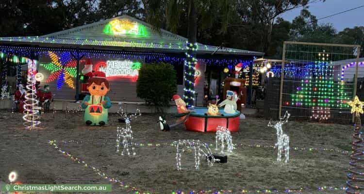Christmas Light display at 16 Malarkey Road, Byford