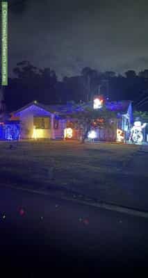 Christmas Light display at 25 Mount View Road, Upper Ferntree Gully