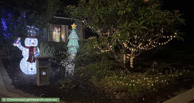Christmas Light display at 40 Wida Way, Byford