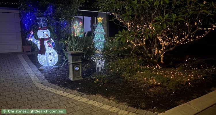 Christmas Light display at 40 Wida Way, Byford
