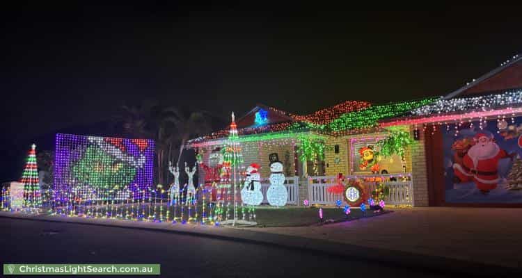 Christmas Light display at 6 East Road, Pearsall