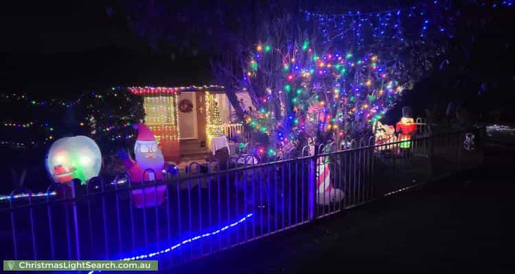 Christmas Light display at 27 Lawson Street, Campbelltown