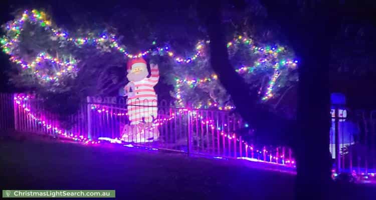 Christmas Light display at 27 Lawson Street, Campbelltown