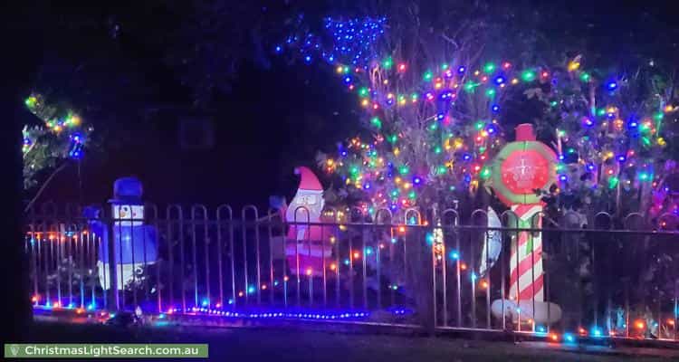 Christmas Light display at 27 Lawson Street, Campbelltown