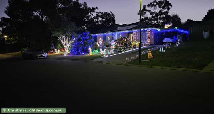 Christmas Light display at 28 Hermitage Place, Wynn Vale