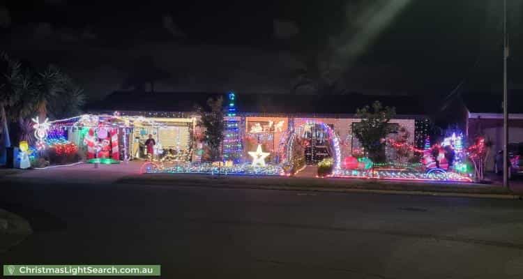 Christmas Light display at 35 Browning Avenue, Fulham Gardens