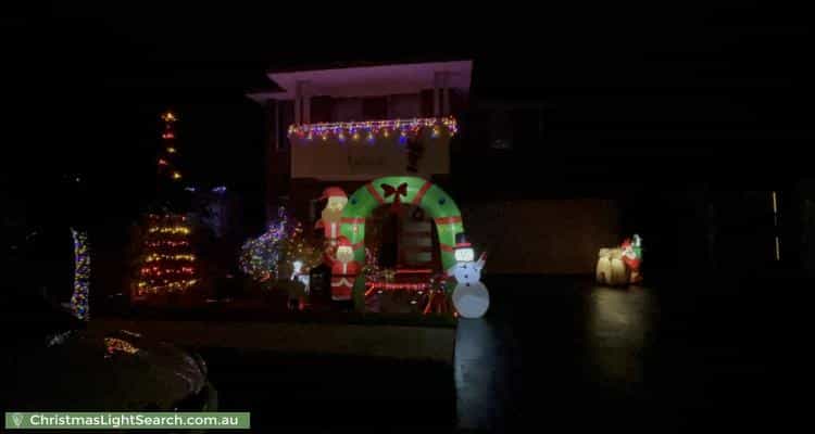 Christmas Light display at 12 Mellish Street, Marsden Park
