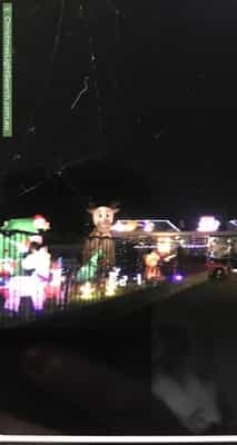 Christmas Light display at 210 Wilsons Road, Newcomb