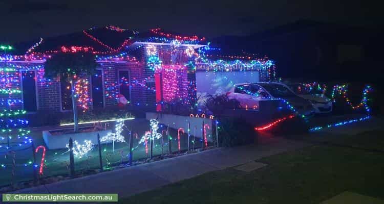Christmas Light display at 17 Clarendon Drive, Keysborough