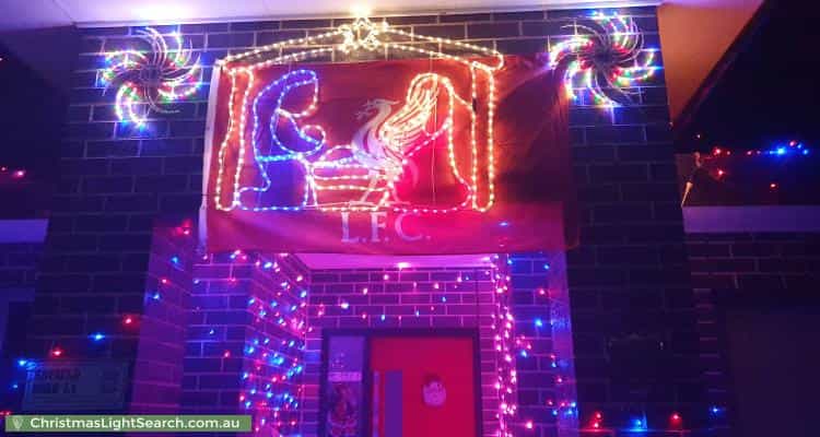 Christmas Light display at 17 Clarendon Drive, Keysborough