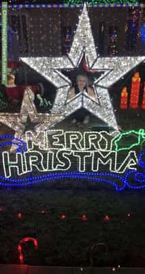 Christmas Light display at  Richmond Road, Richmond