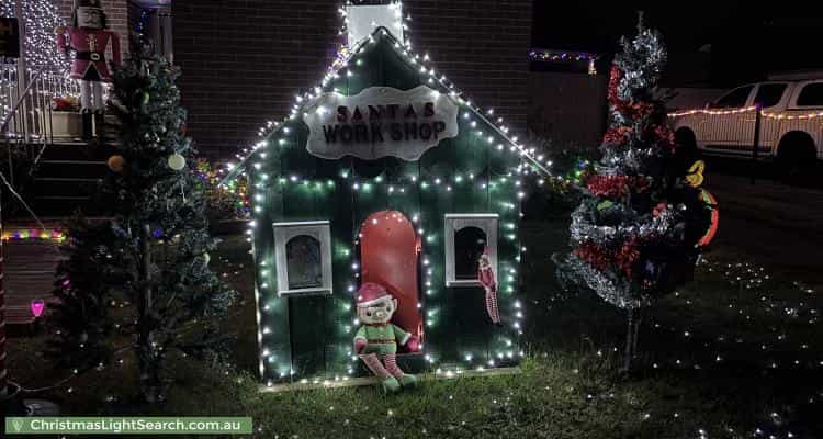 Christmas Light display at 30 Richardson Drive, Mornington