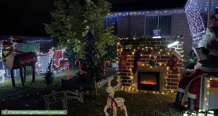Christmas Light display at 30 Richardson Drive, Mornington