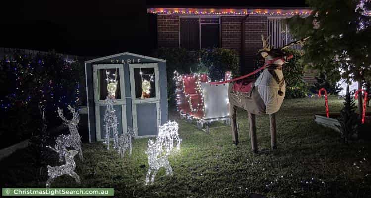 Christmas Light display at 30 Richardson Drive, Mornington