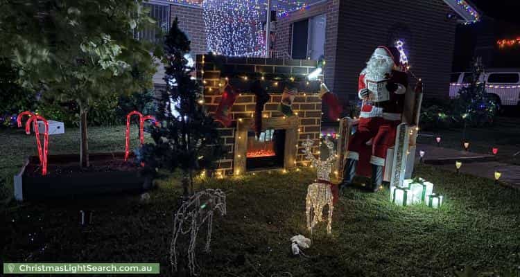 Christmas Light display at 30 Richardson Drive, Mornington