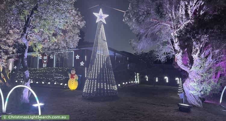Christmas Light display at 6 Rosemont Drive, Narre Warren