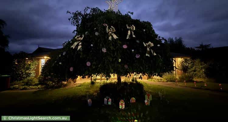Christmas Light display at 28 Jarryd Crescent, Berwick