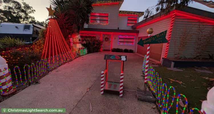 Christmas Light display at 7 Clarrisa Court, Narre Warren