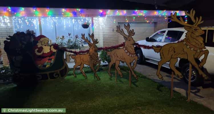 Christmas Light display at 8 Sunset Place, Ocean Grove