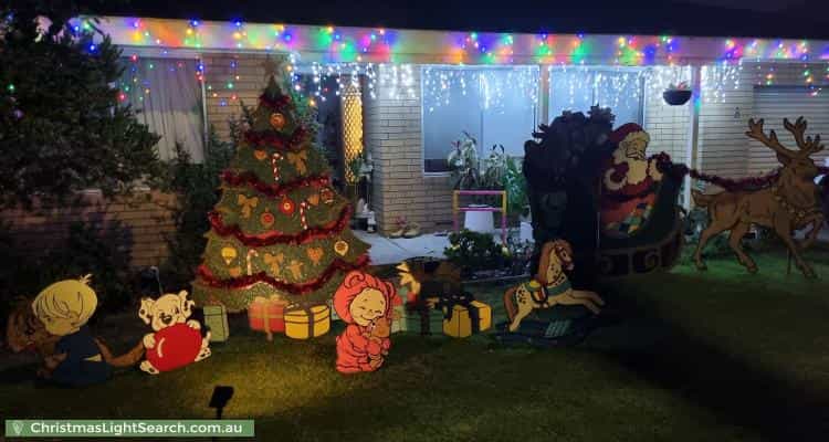 Christmas Light display at 8 Sunset Place, Ocean Grove