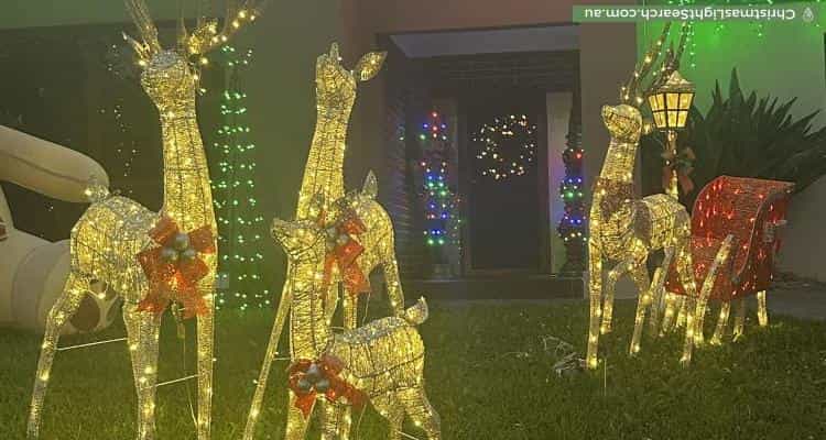 Christmas Light display at 37 Teck Street, Ashwood