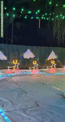 Christmas Light display at 28 Canterbury Lane, Bethania