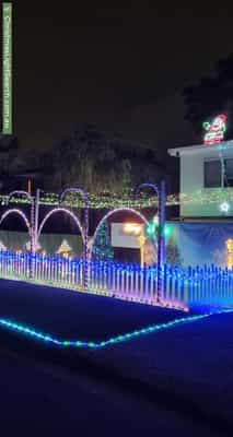 Christmas Light display at 28 Canterbury Lane, Bethania