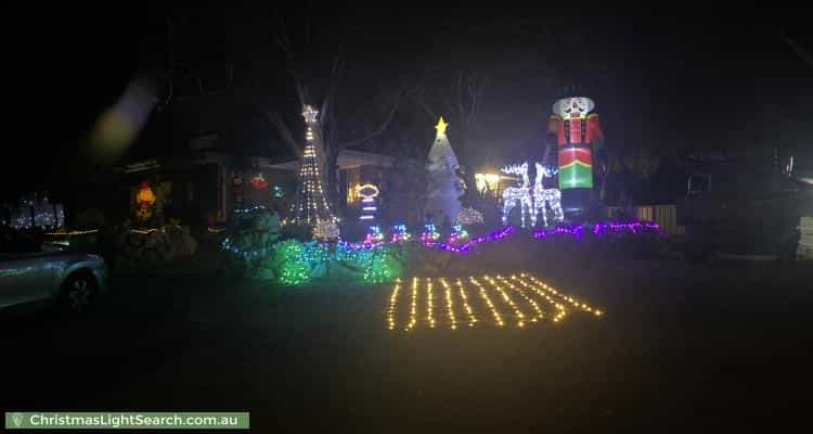 Christmas Light display at 17 Lugger Place, Yanchep
