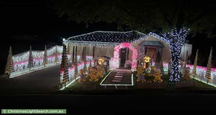 Christmas Light display at 22 Sylvan Circuit, Noarlunga Downs